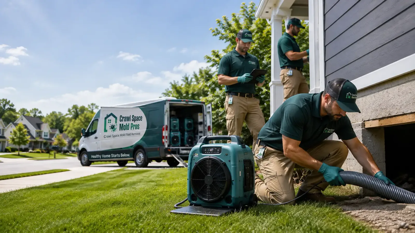 Crawl Space Mold Removal in Leicester, NY